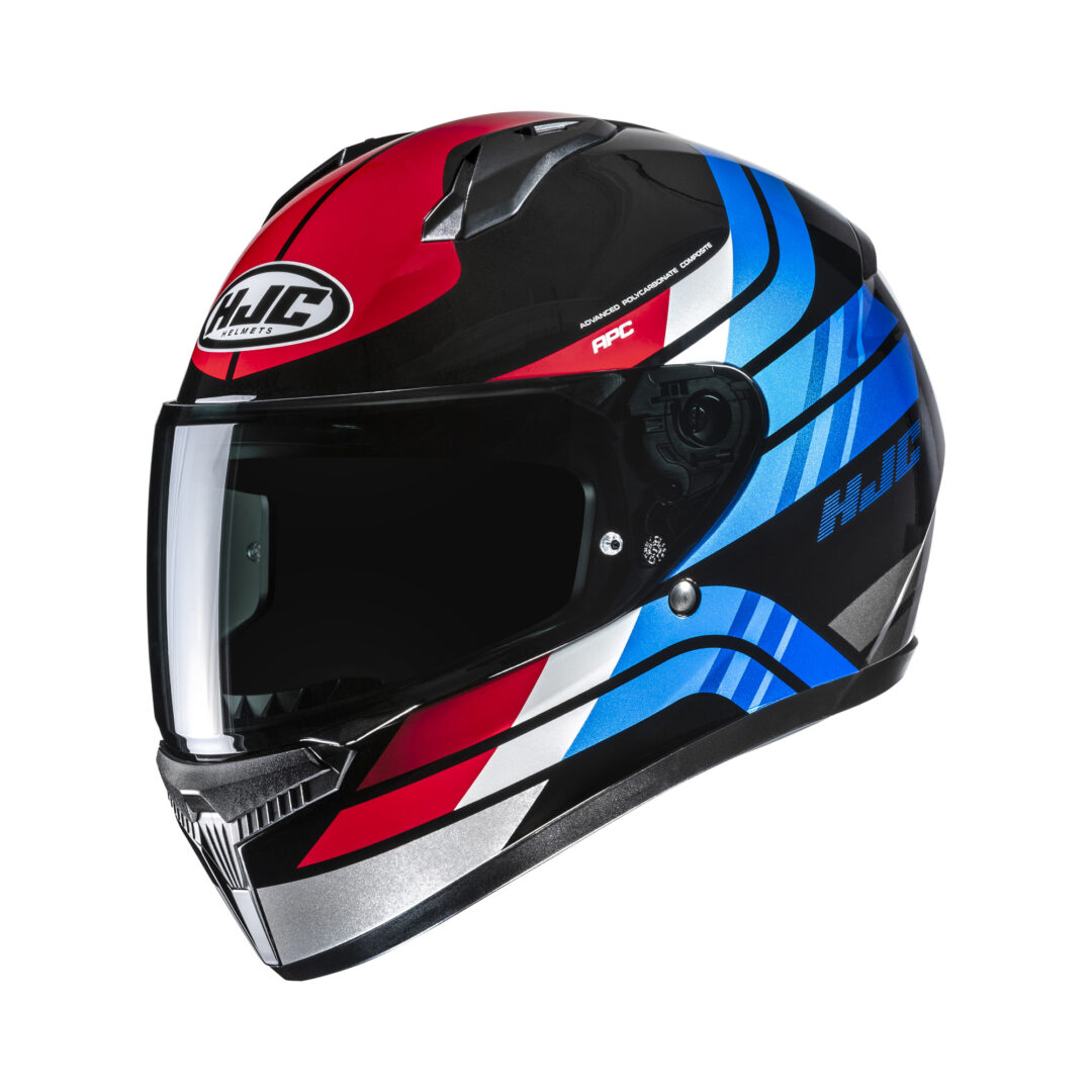 HJC C10 Hiper Zwart / Blauw XXL