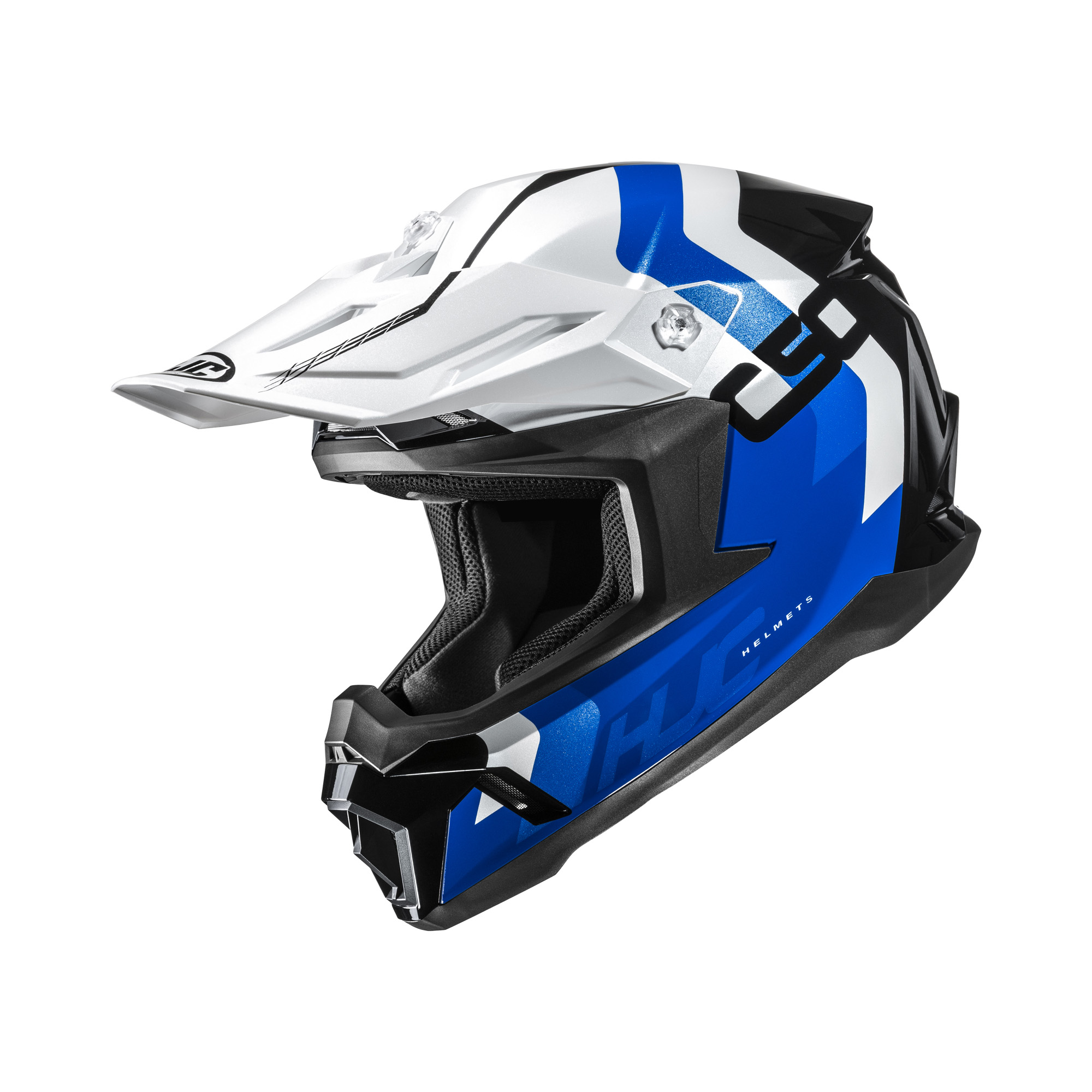 HJC C50 Primal Zwart / Blauw M