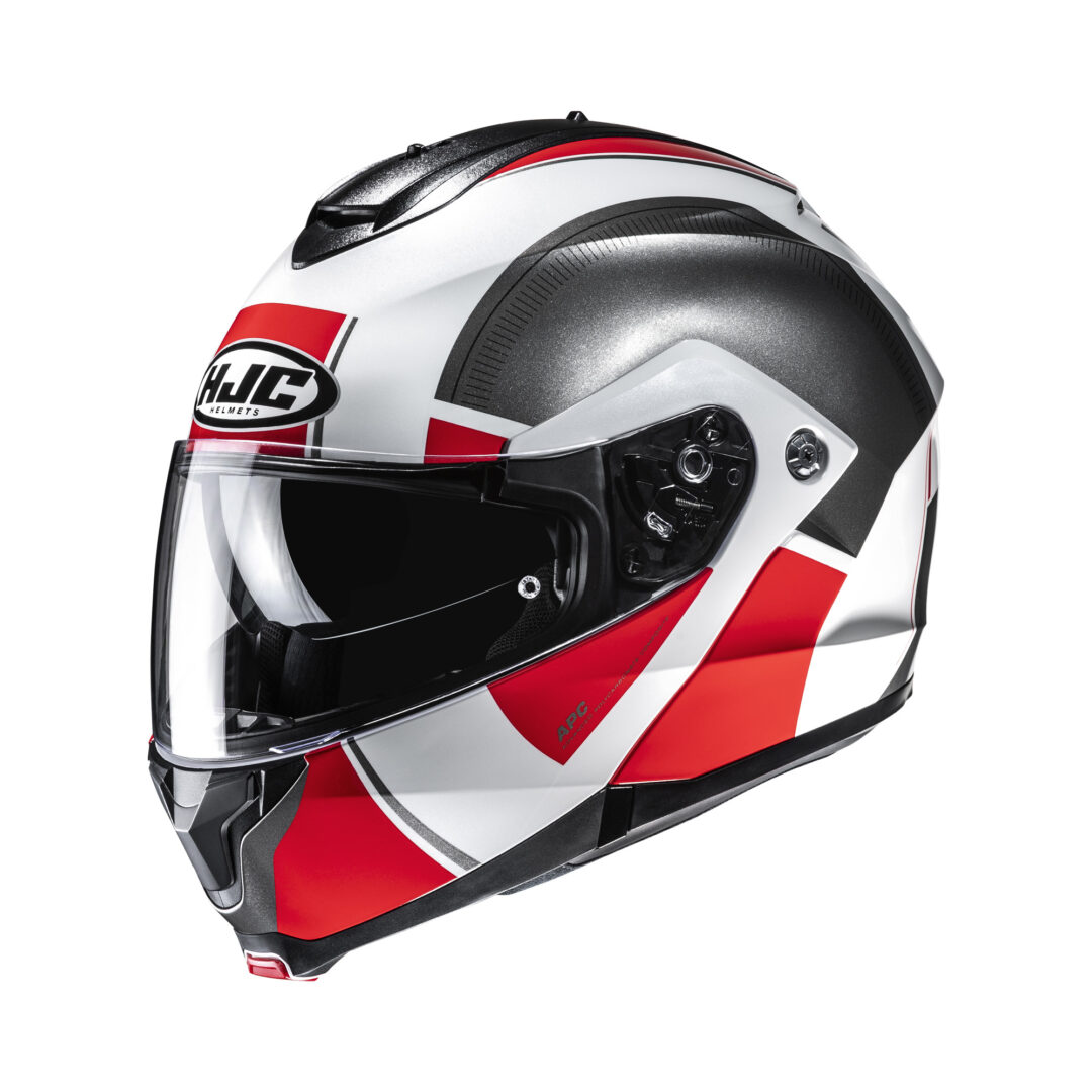 HJC C91N Jyn Wit / Rood S