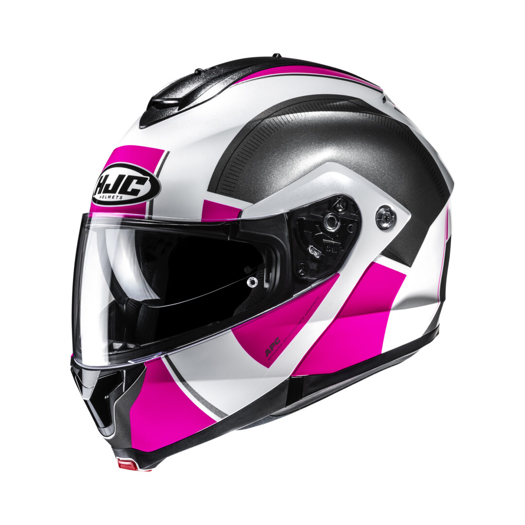 HJC C91N Jyn Wit / Roze XS