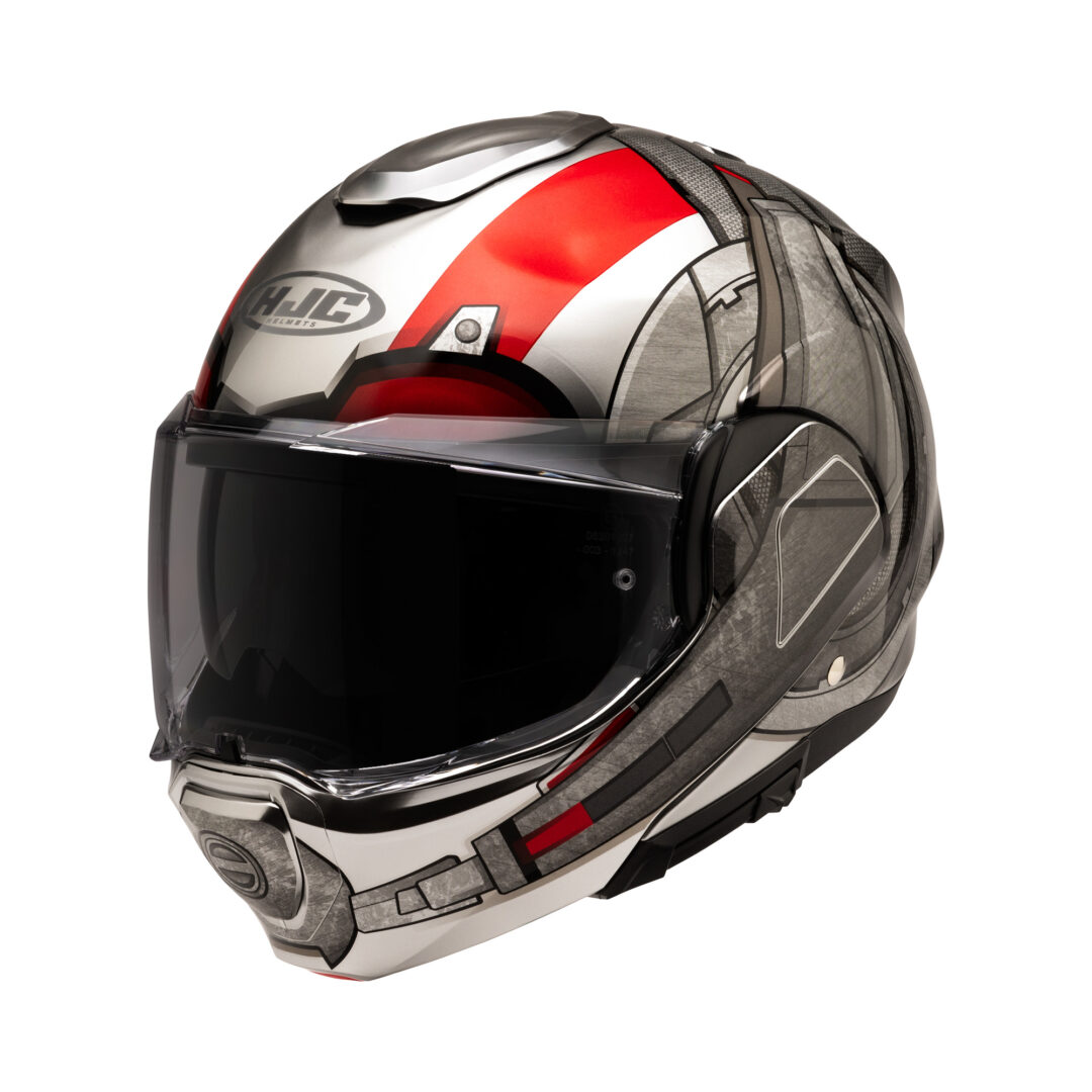 HJC F100 Ant-Man Grijs / Rood XXL