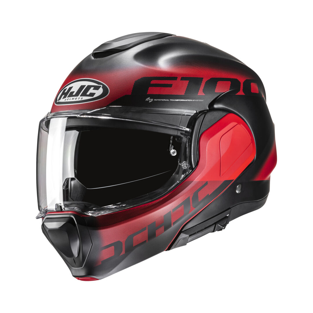 HJC F100 Hetal Rood / Zwart XL