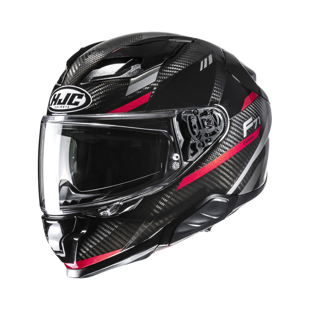 HJC F71 Carbon Esira Zwart / Rood S