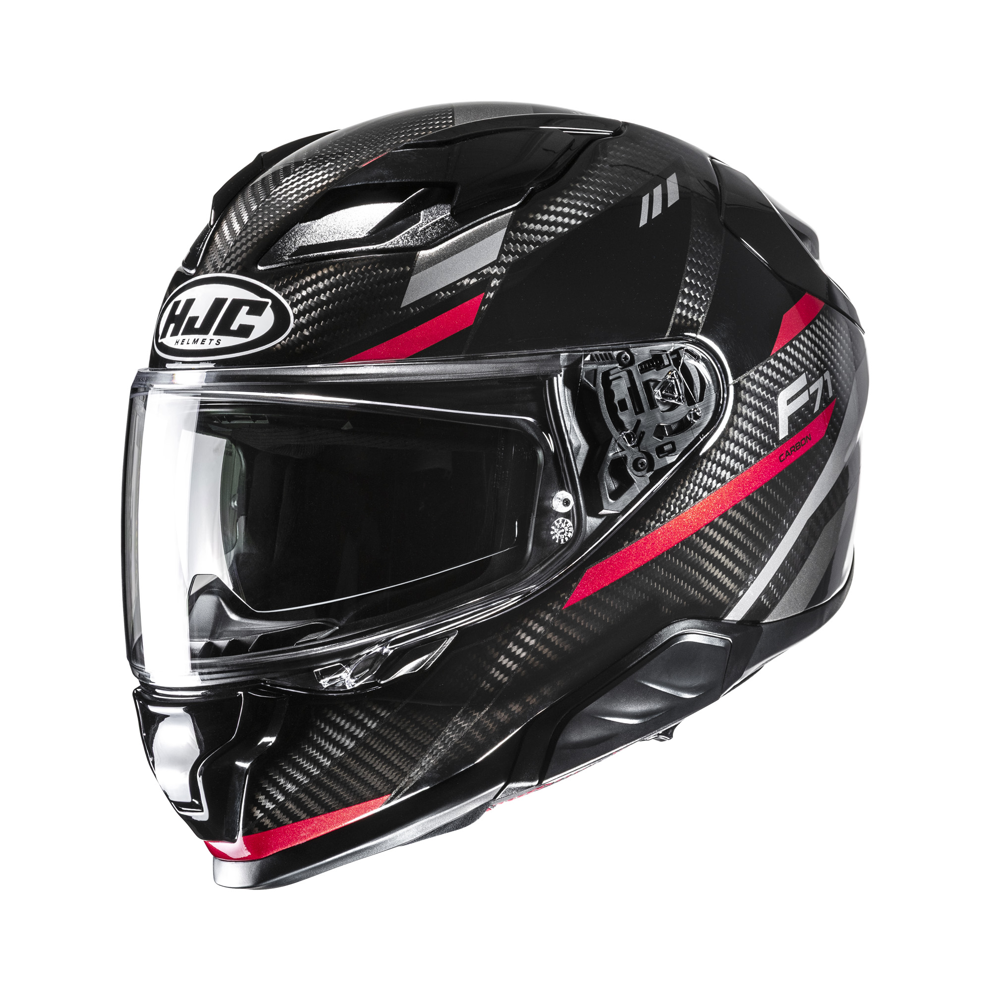 HJC F71 Carbon Esira Zwart / Rood L