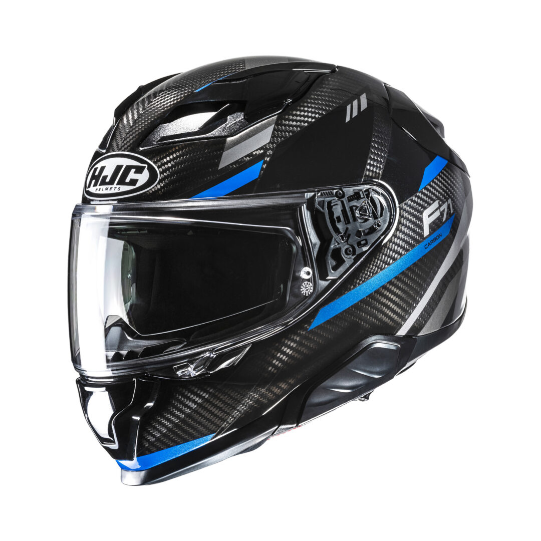HJC F71 Carbon Esira Zwart / Blauw M