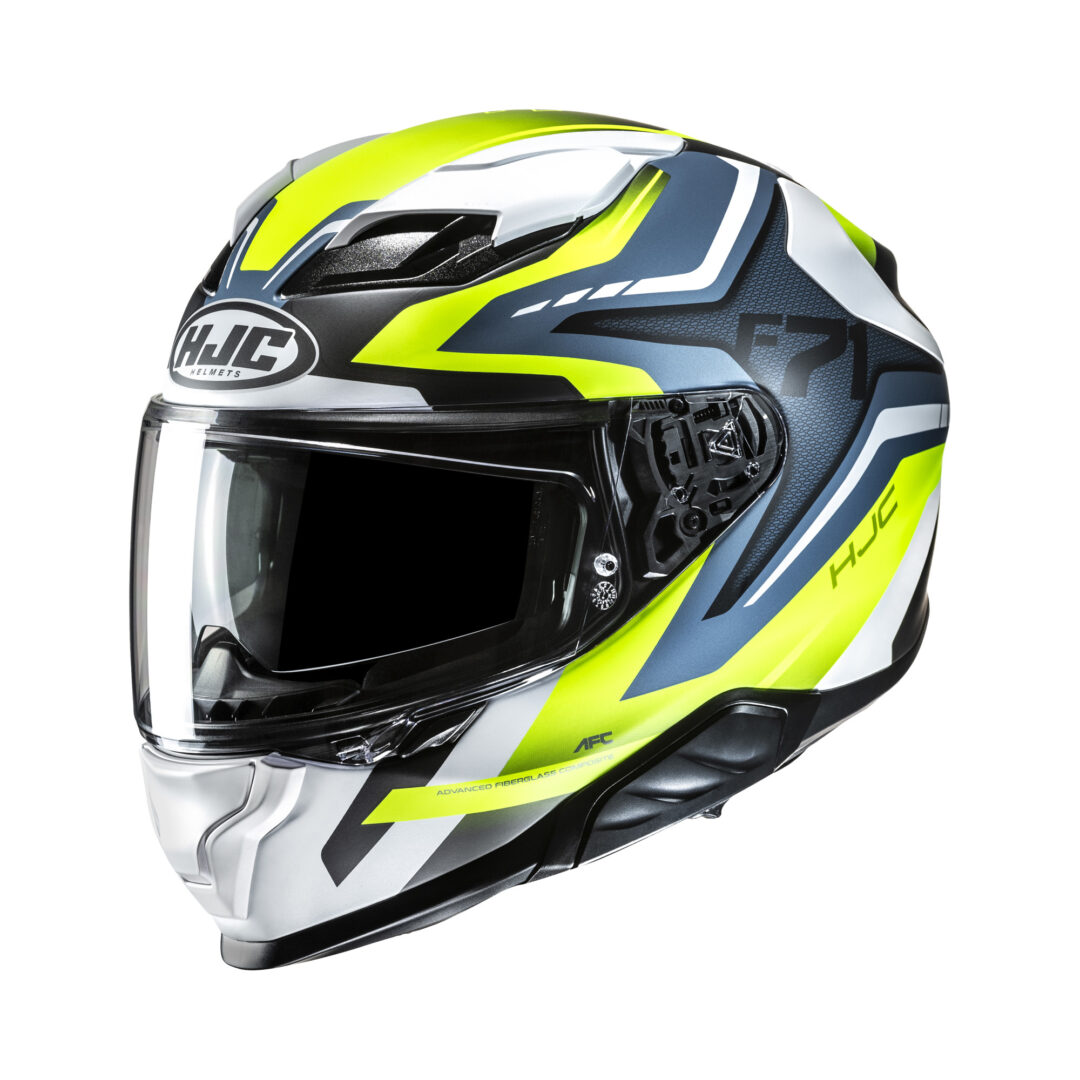 HJC F71 Fes Geel / Blauw M