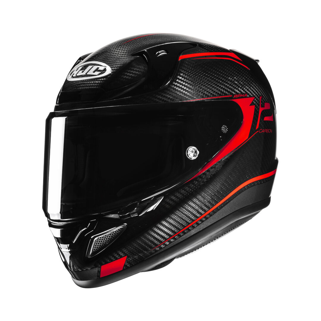 HJC RPHA 12 Carbon Keres Zwart / Rood XXL