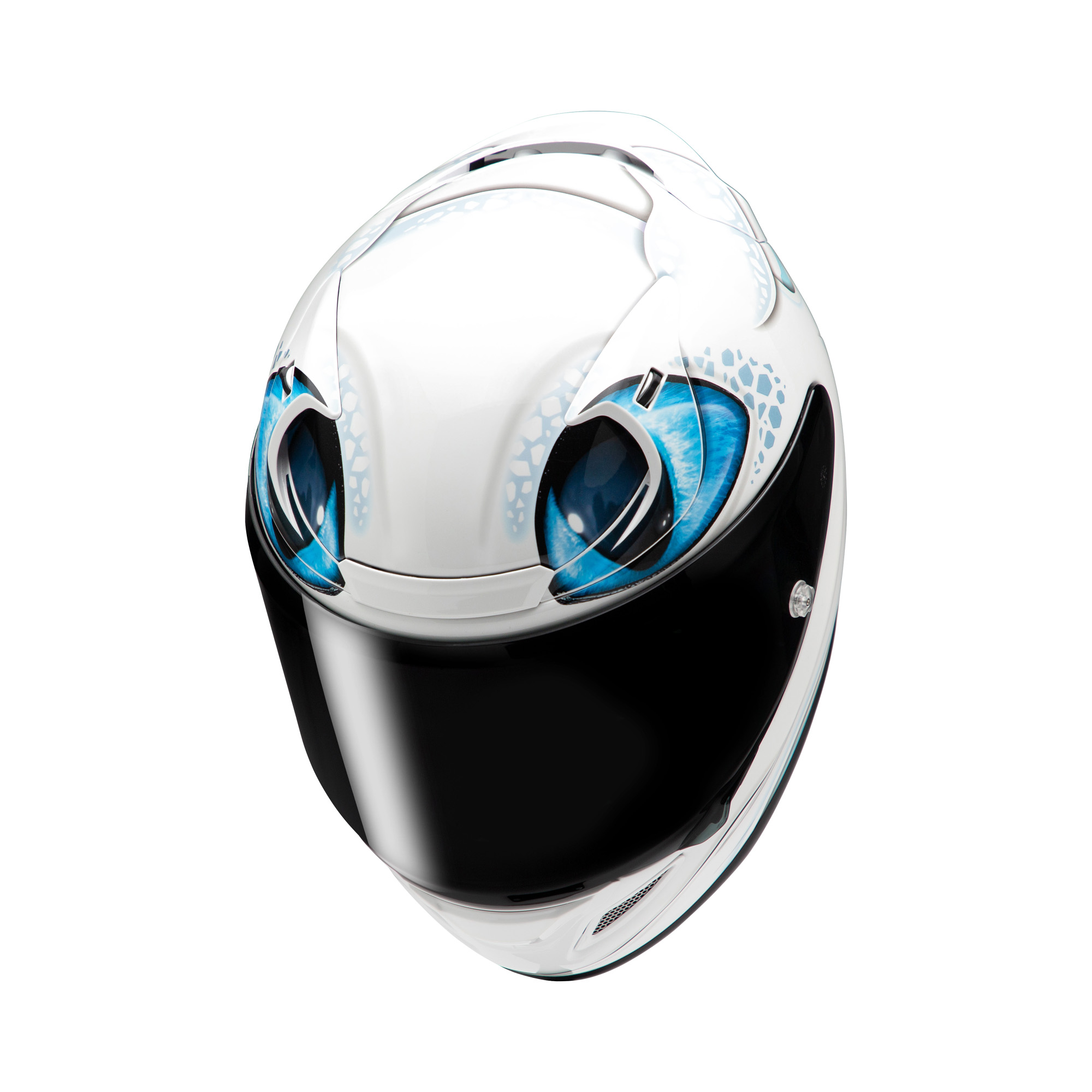 HJC RPHA 12 Light Fury Universal Wit / Blauw M - Afbeelding 3