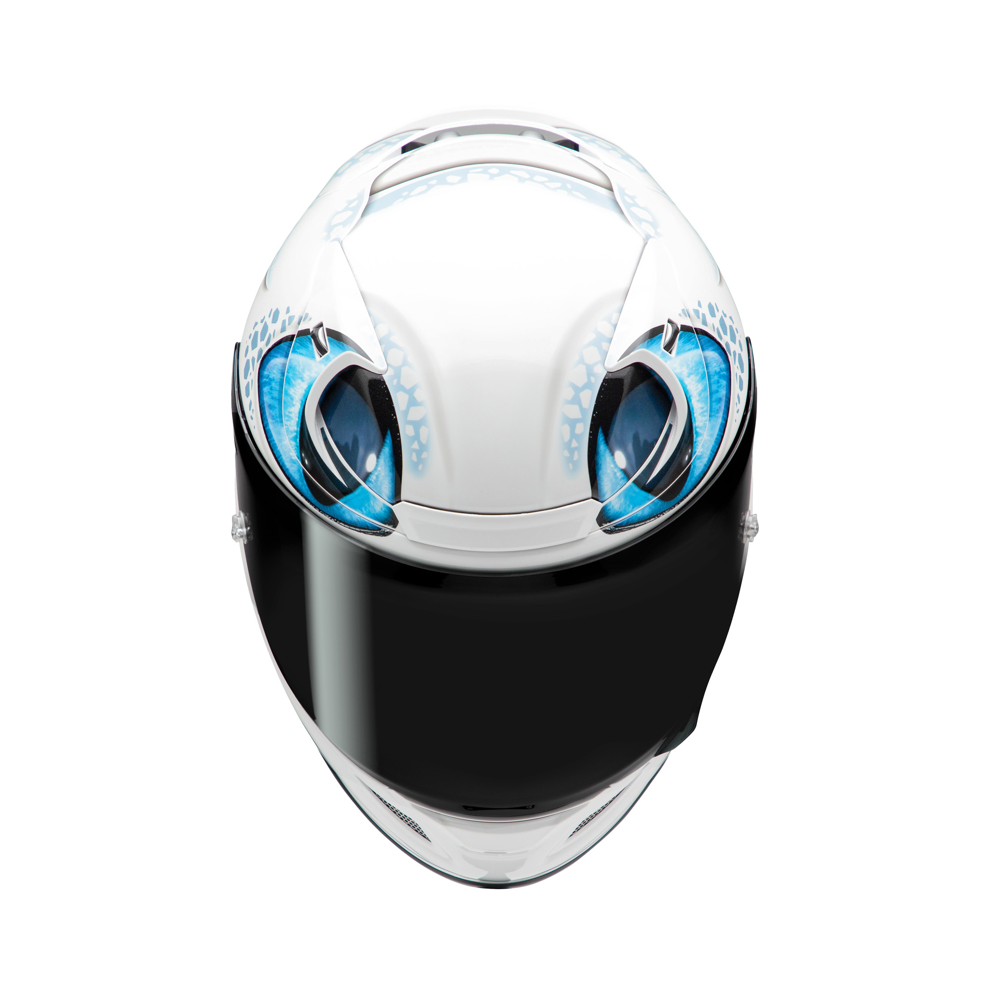 HJC RPHA 12 Light Fury Universal Wit / Blauw M - Afbeelding 4