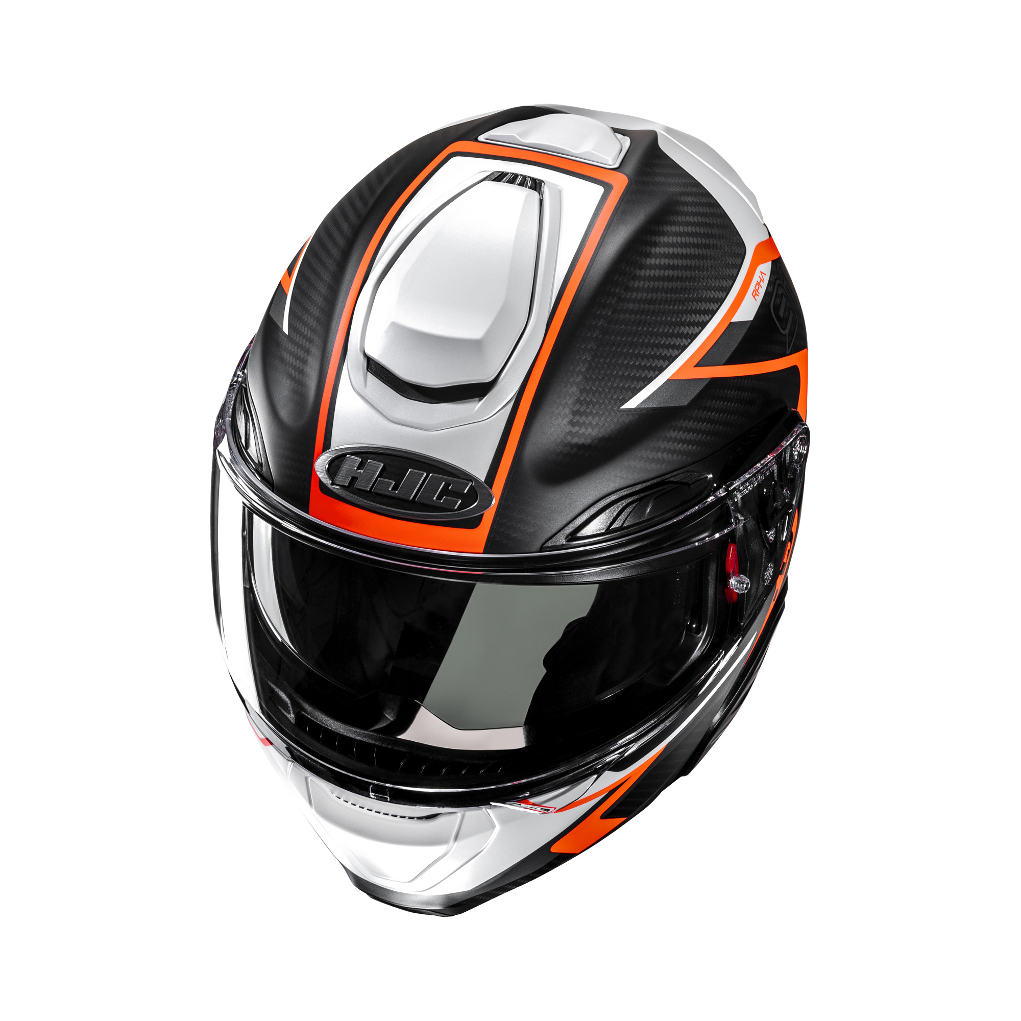 HJC RPHA 91 Carbon Lagos Grijs / Oranje XXL - Afbeelding 2