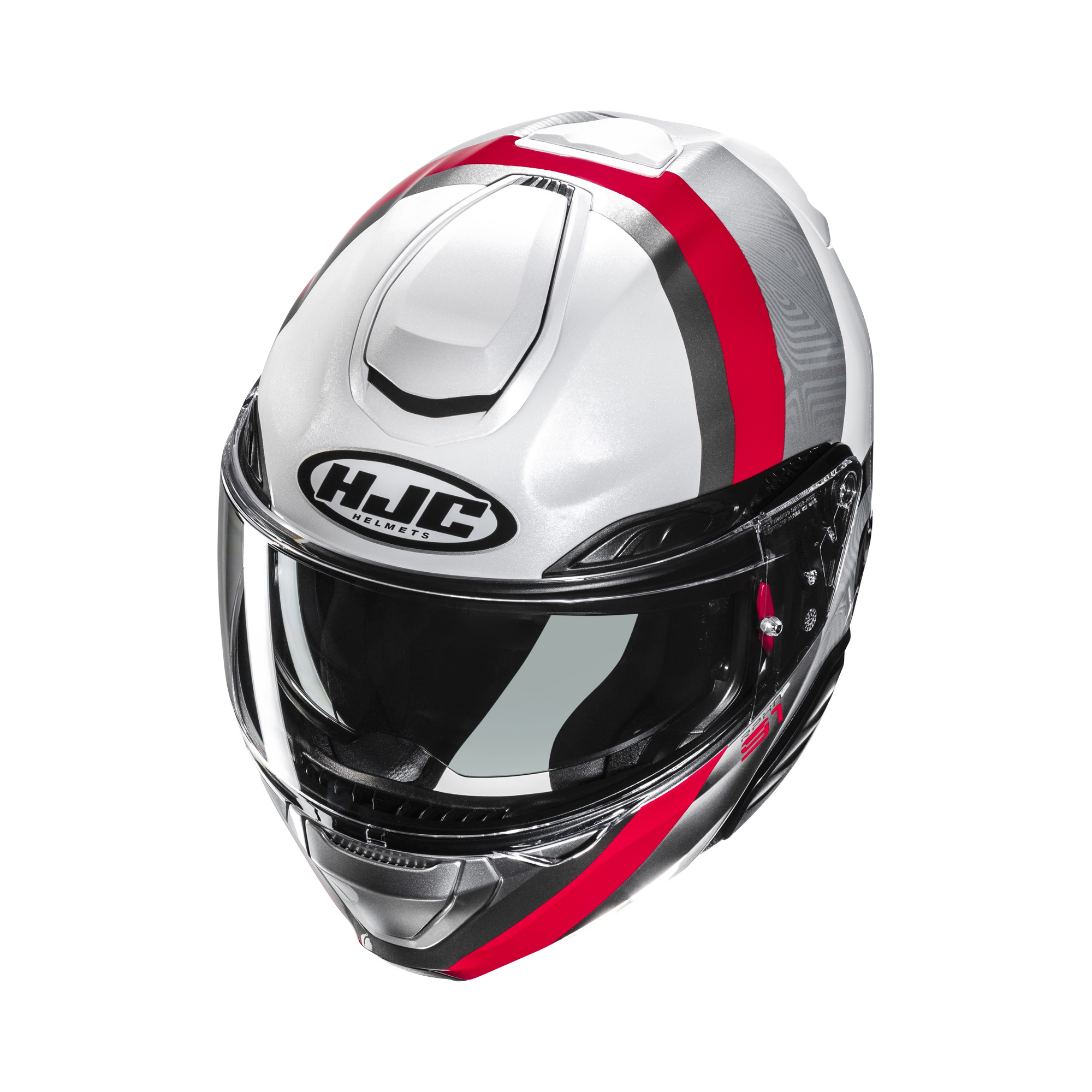 HJC RPHA 91 Fensh Wit / Rood XS - Afbeelding 2