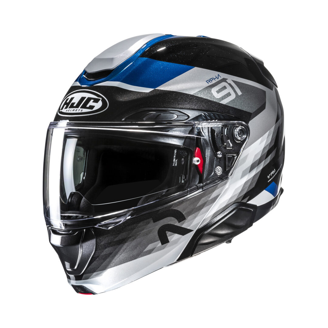 HJC RPHA 91 Madal Zwart / Blauw XXL
