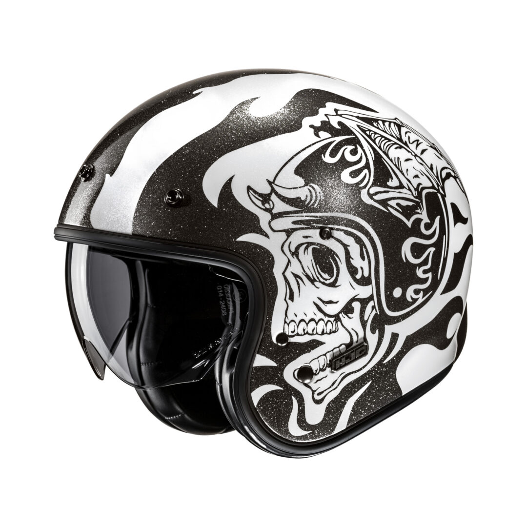 HJC V31 Flame Zwart / Grijs XXL