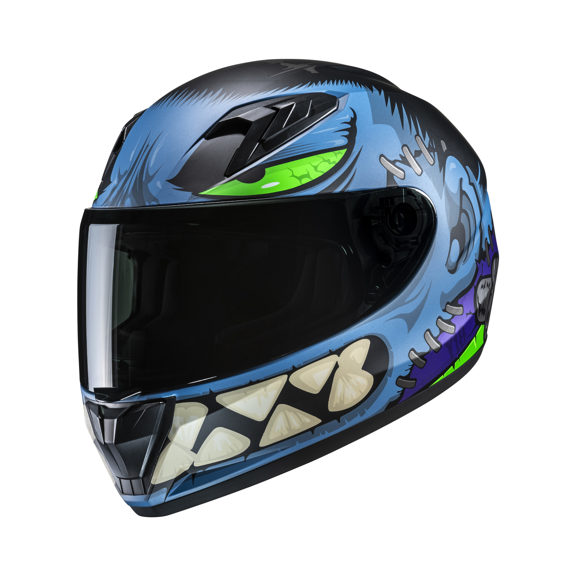 HJC Y10 Frank Blauw / Zwart Y_S