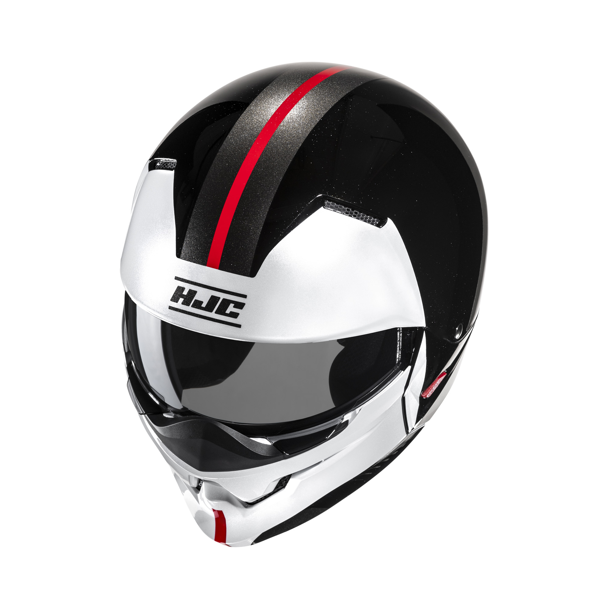 HJC i20 Vena Zwart / Wit XXL - Afbeelding 3