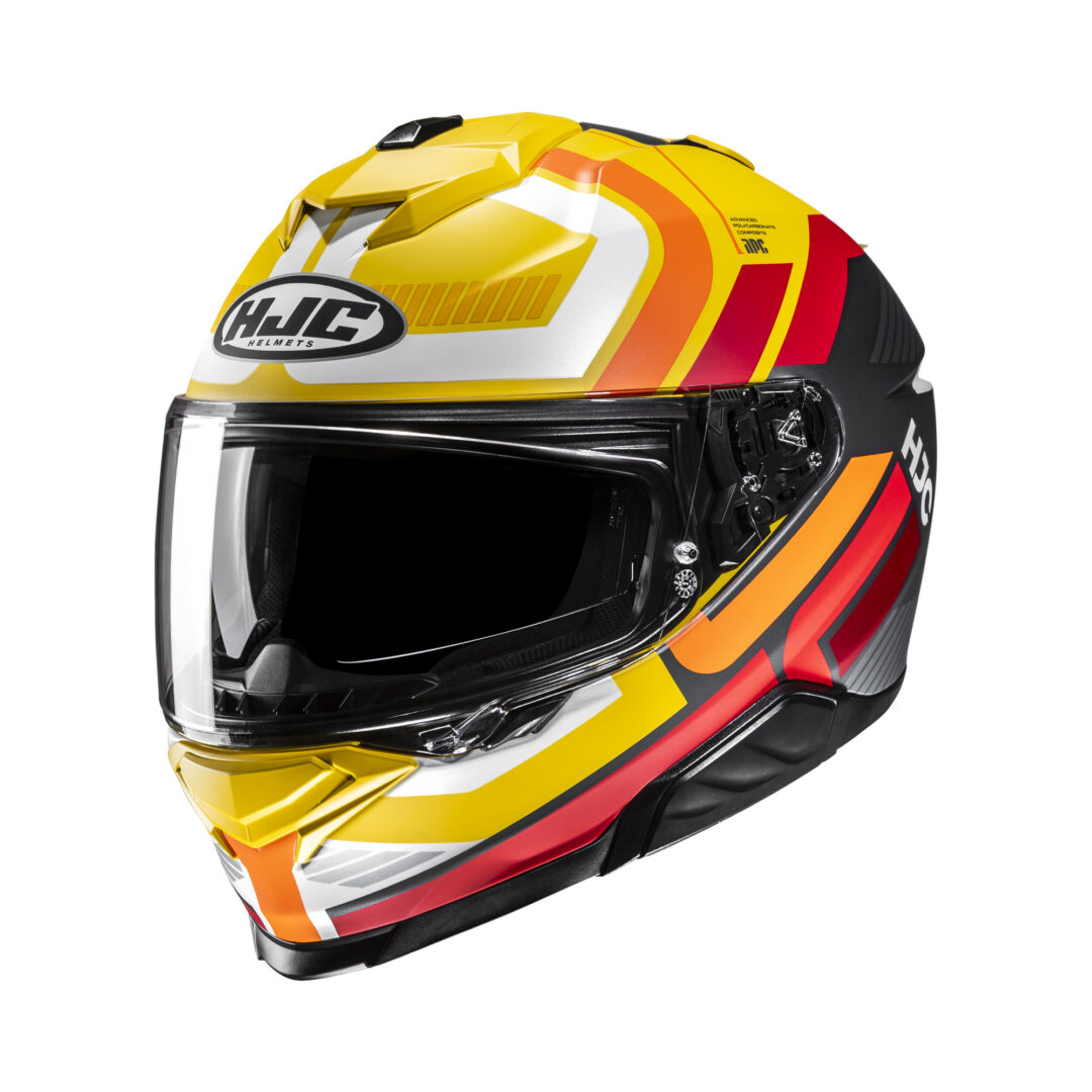 HJC i71 Viz Geel / Rood S