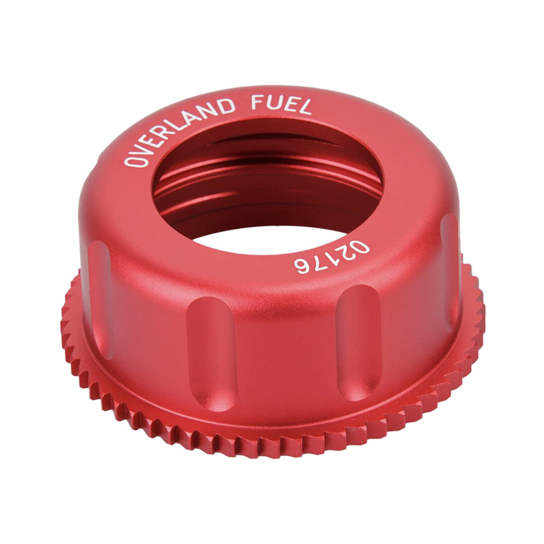 Kriega CNC aluminum cap Rood