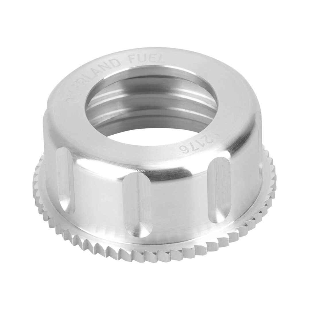 Kriega CNC aluminum cap Zilvergrijs
