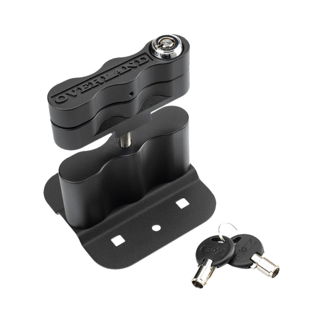 Kriega Bevestiging Overland Fuel dubbele handle met slot Zwart