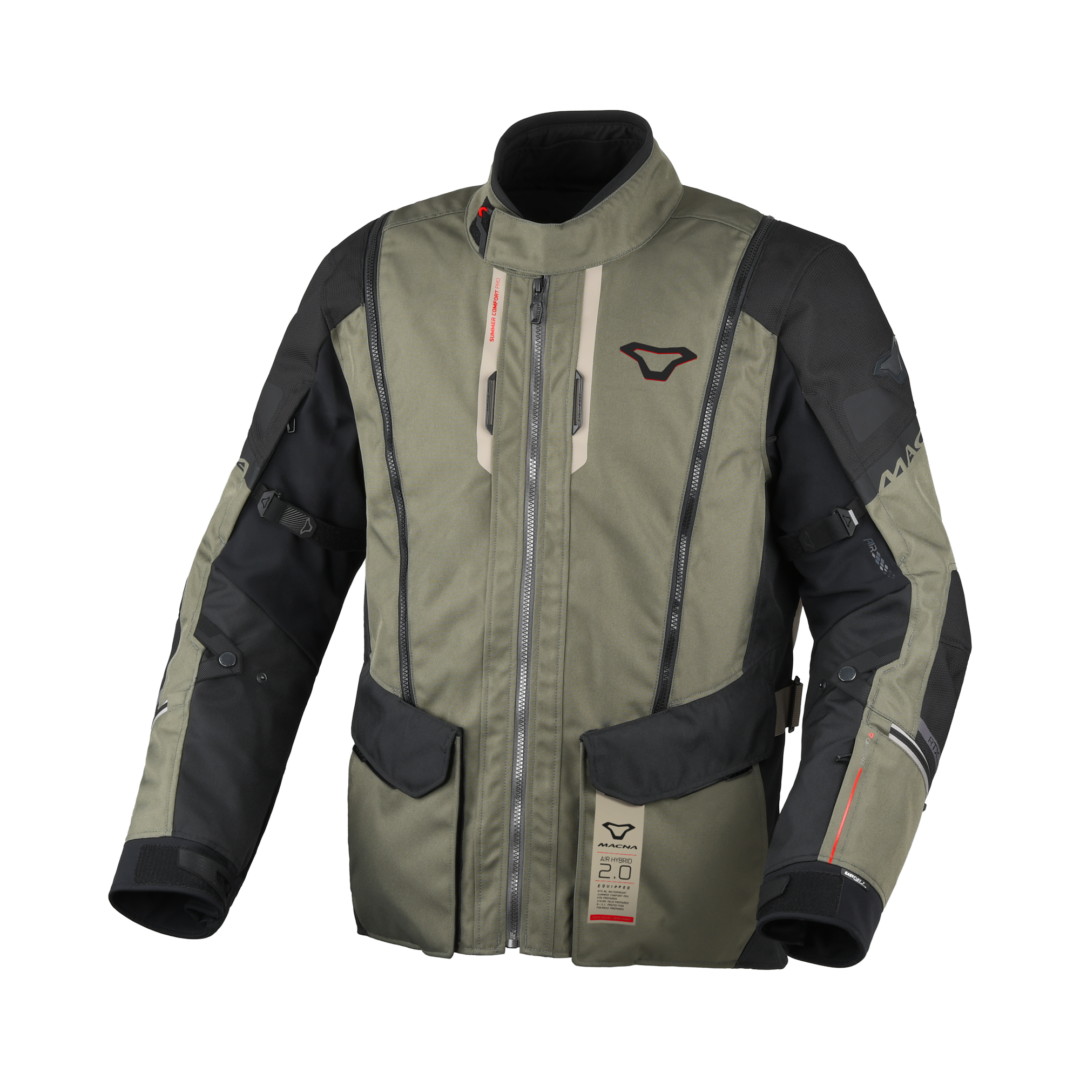 Macna Air Hybrid 2.0 Groen / Zwart XXL