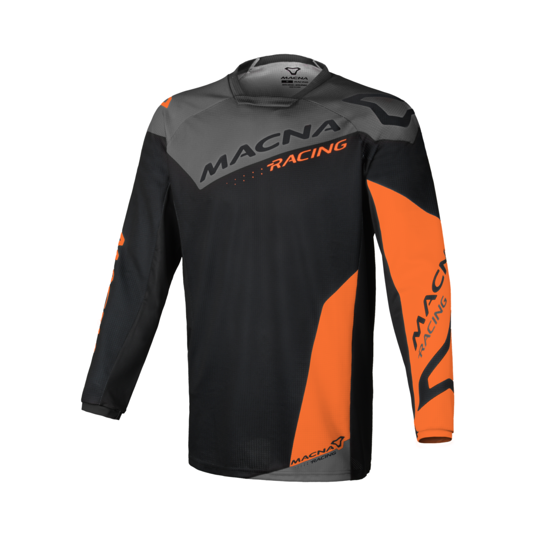 Macna Backyard-1 MX shirt Zwart / Oranje XXL