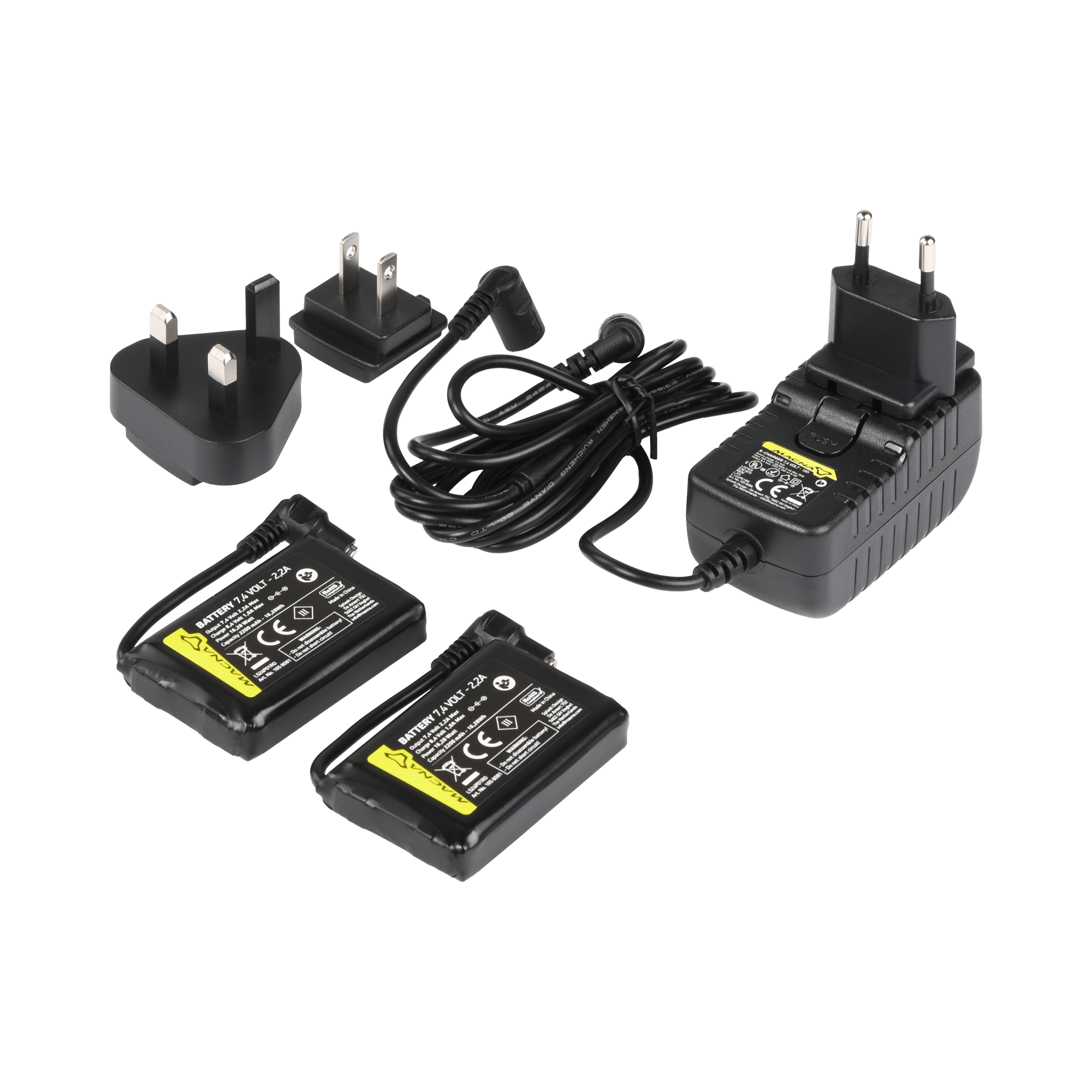 Accu + Lader kit 7,4V 2,2A