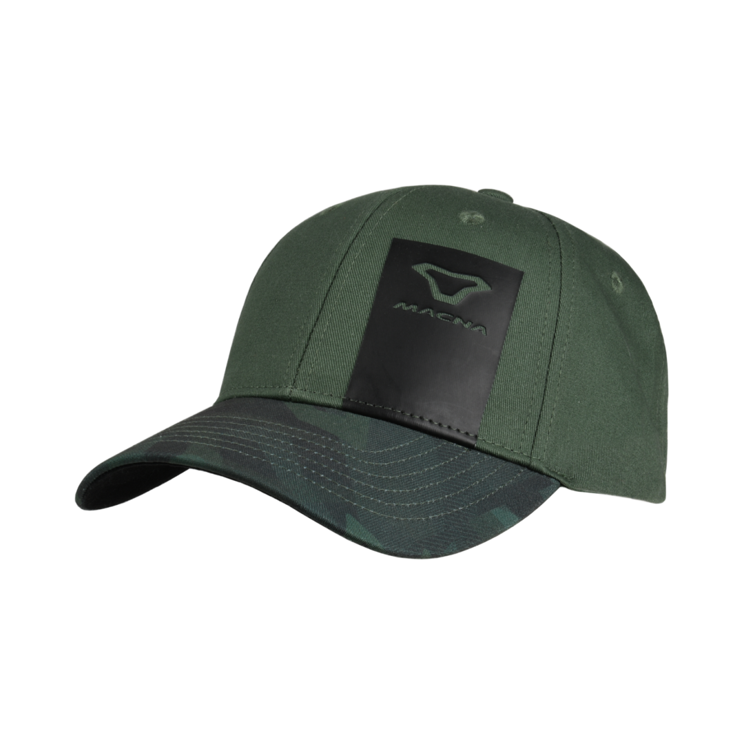 Macna Baseball Cap, Stripe Groen / Zwart