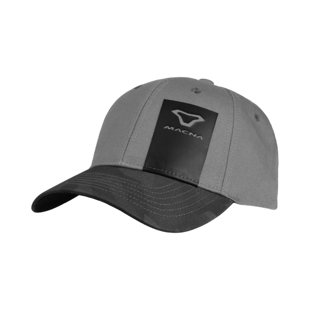 Macna Baseball Cap, Stripe Donkergrijs