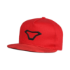 Macna Snapback Cap, 3D Logo Rood / Zwart