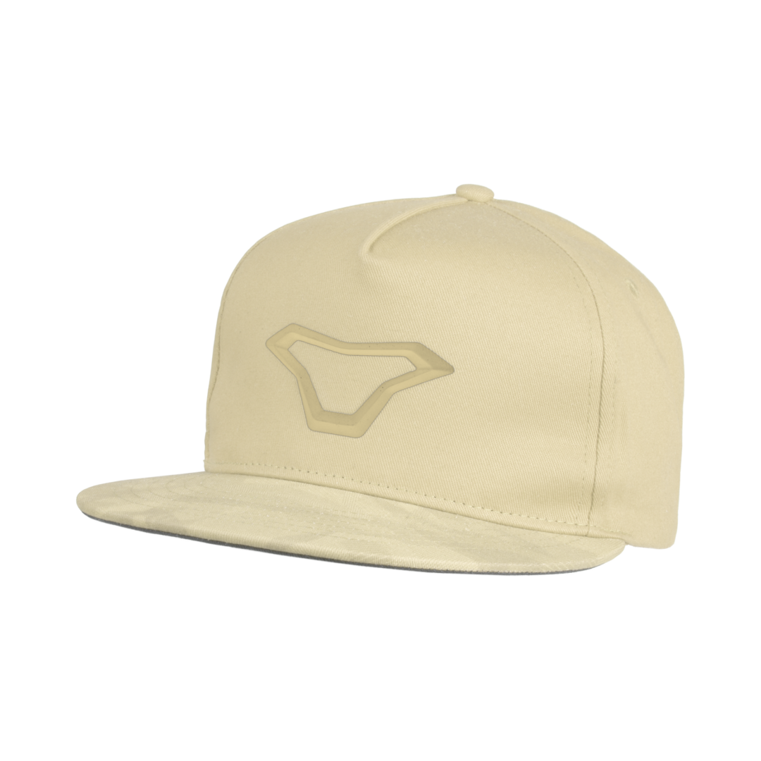Macna Snapback Cap, 3D Logo Beige