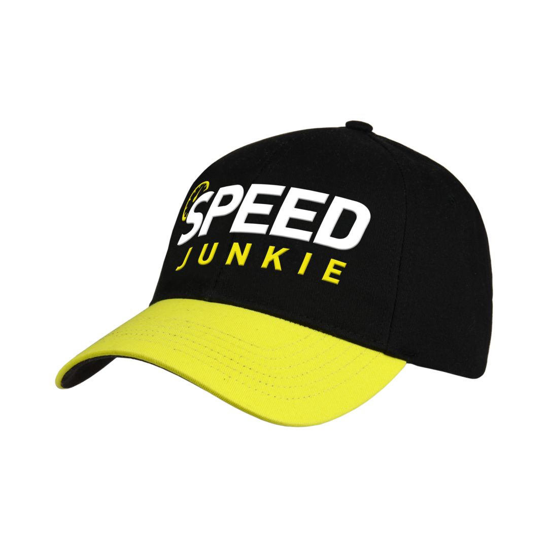 Macna Baseball Cap, Speed Zwart / Geel