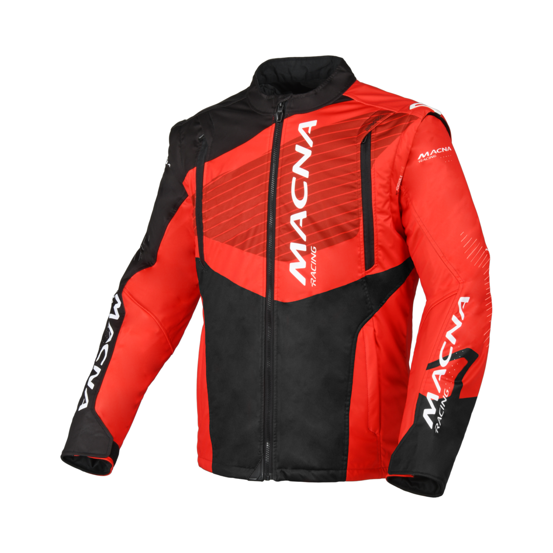 Macna Crest Zwart / Rood XXL