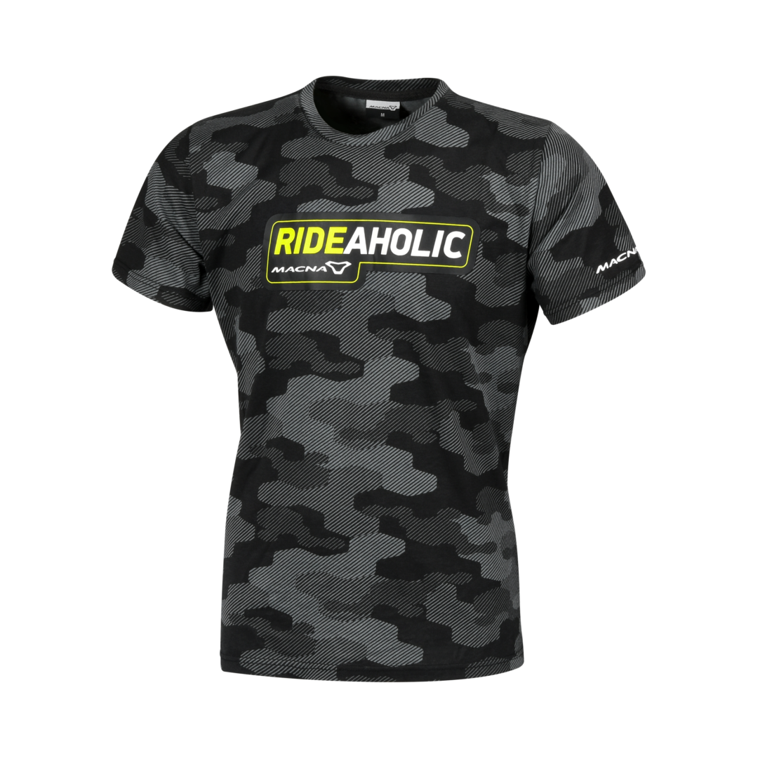 Macna Dazzle Rideaholic Zwart / Geel XXXL