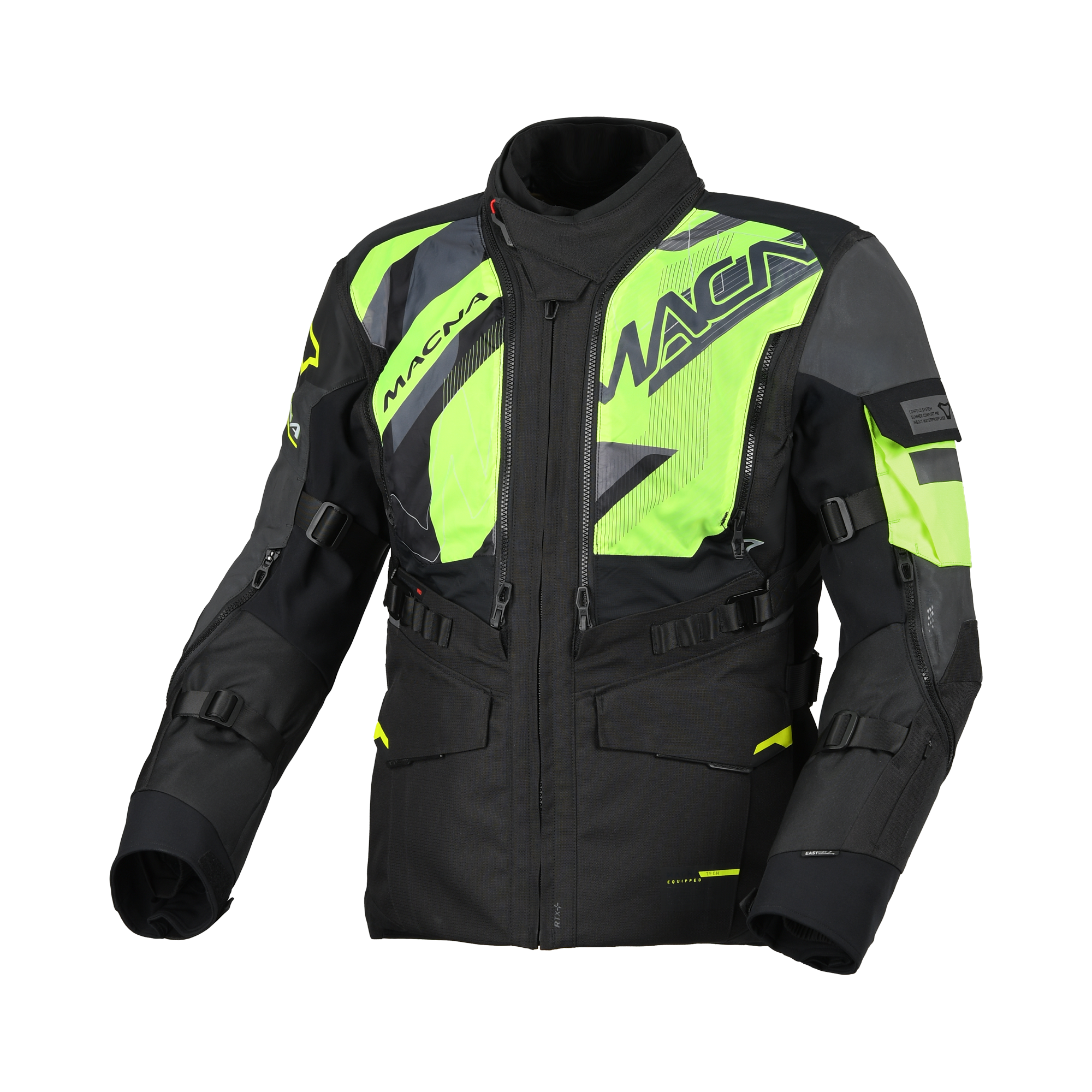 Macna Flexodus Night Eye Zwart / Geel L - Afbeelding 7