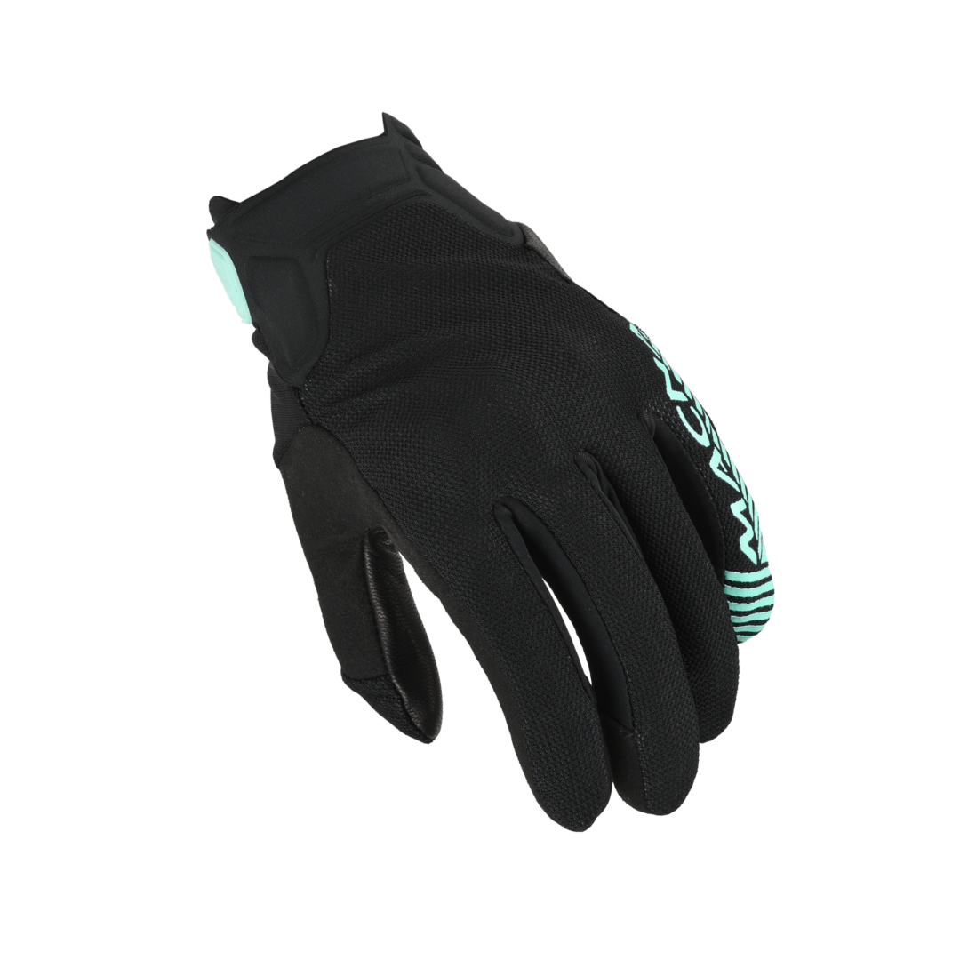 Macna Obtain Leer dames Zwart / Groen XXL