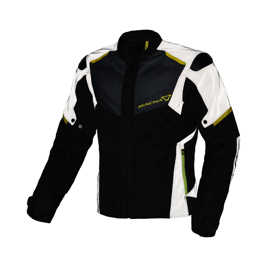 Macna Orcano 2.0 Night Eye Zwart / Geel XXXL