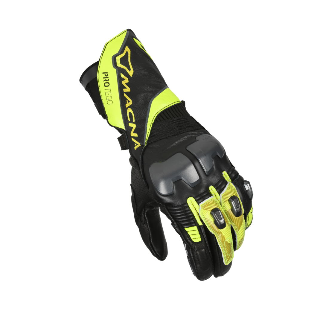 Macna Protego Zwart / Geel XL