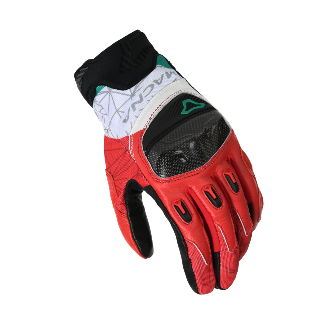 Macna Rocco Rood / Wit XL