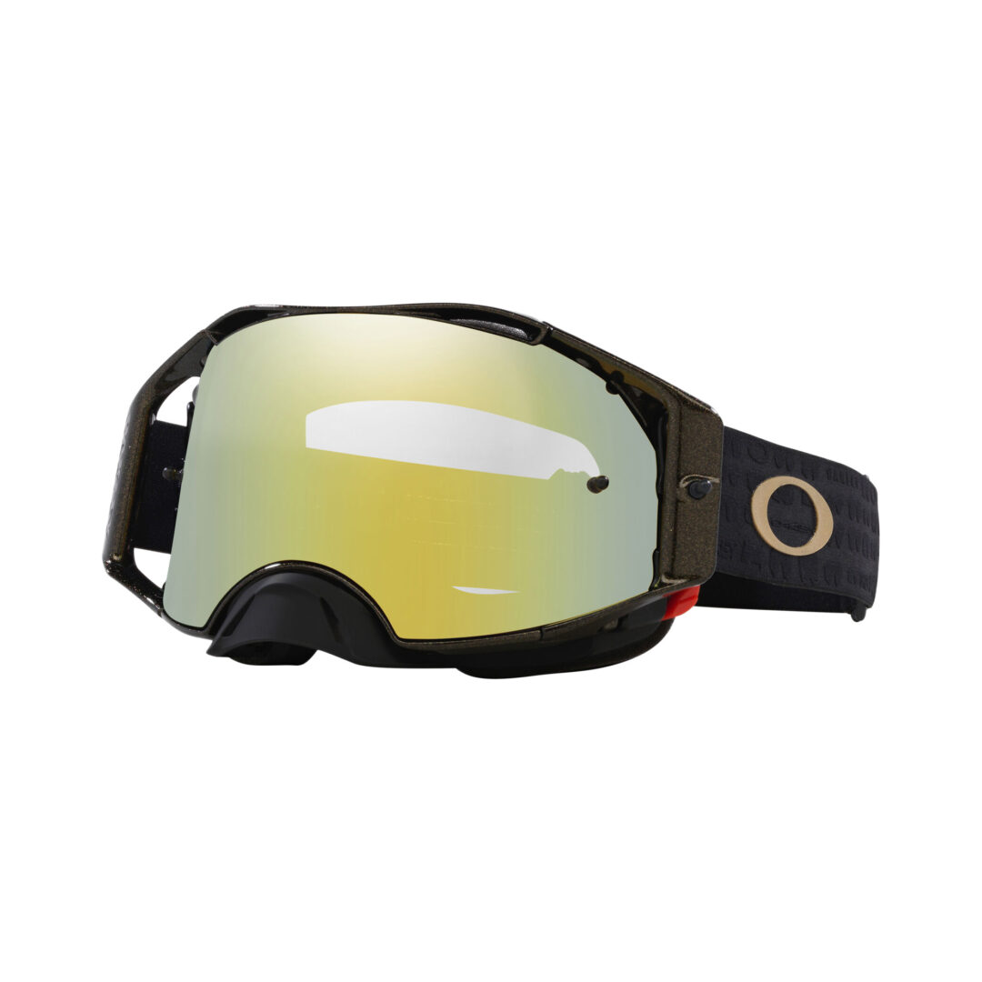 Oakley Airbrake MX 50TH Anniversary - 24K Iridium Zwart - Goud