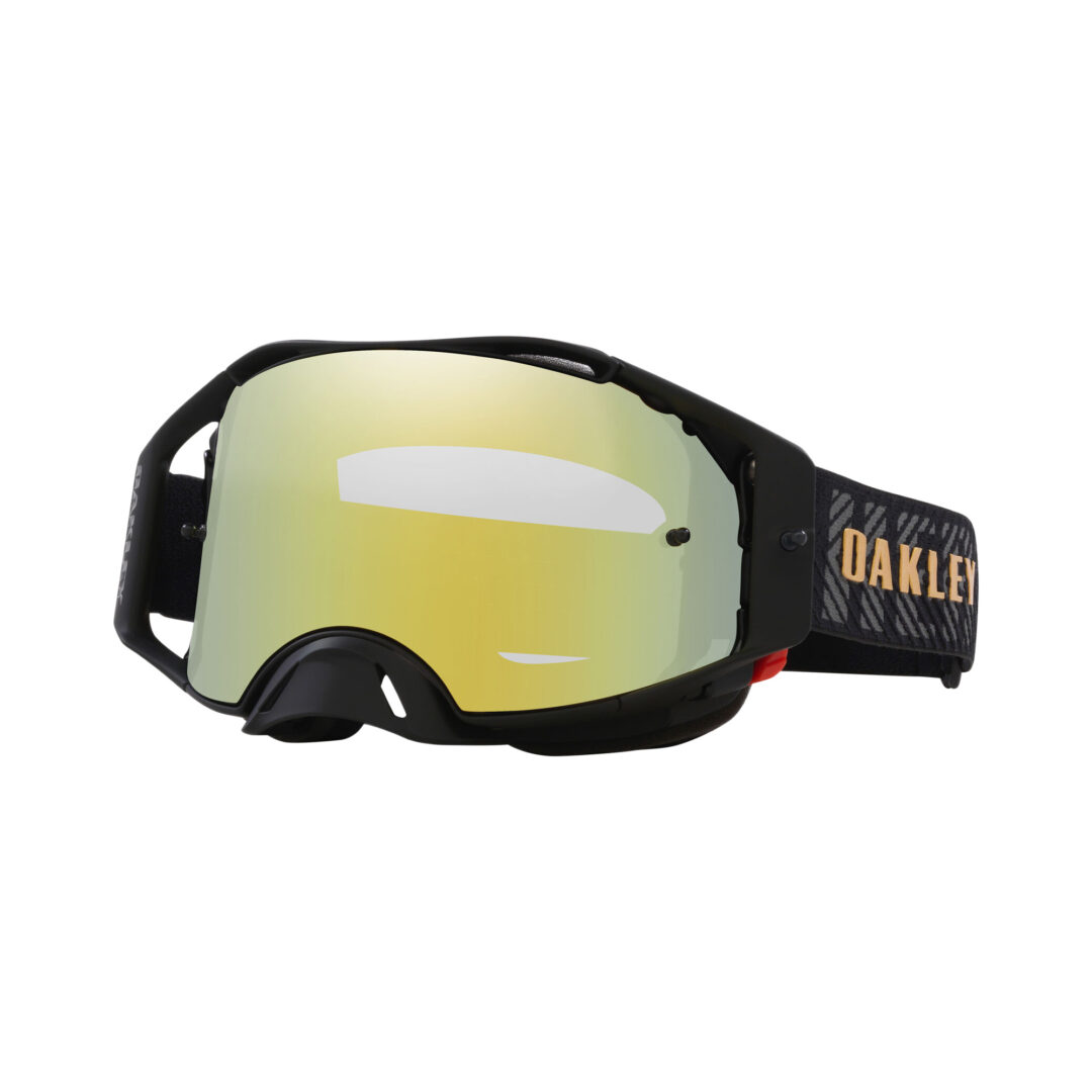 Oakley Airbrake MX Jeffrey Herlings Signature (25) - 24K Iridium Zwart - Goud