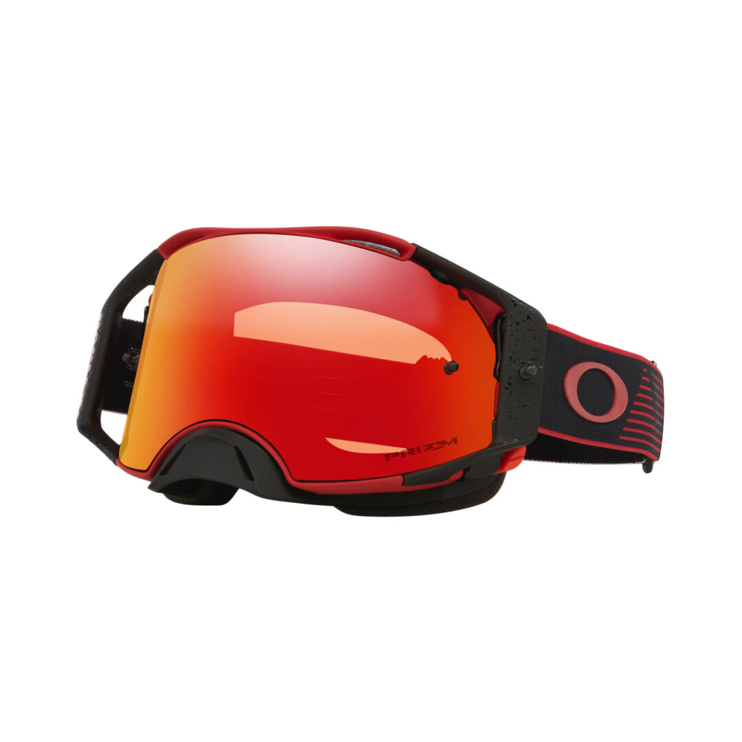 Oakley Airbrake MX Red Motion - Prizm Torch Rood / Zwart