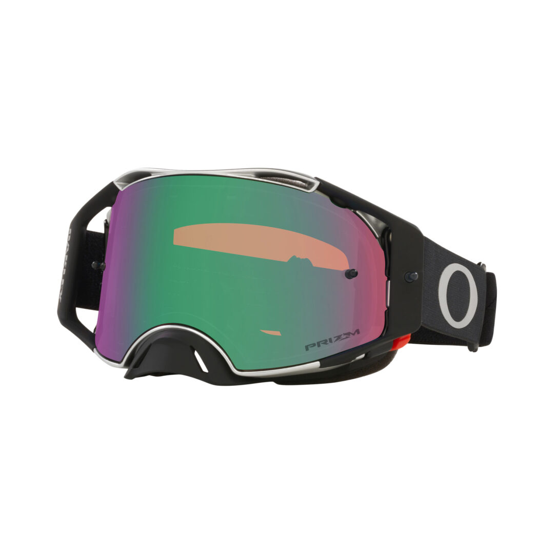 Oakley Airbrake Tuff Blocks Black Gunmetal Zwart / Paars