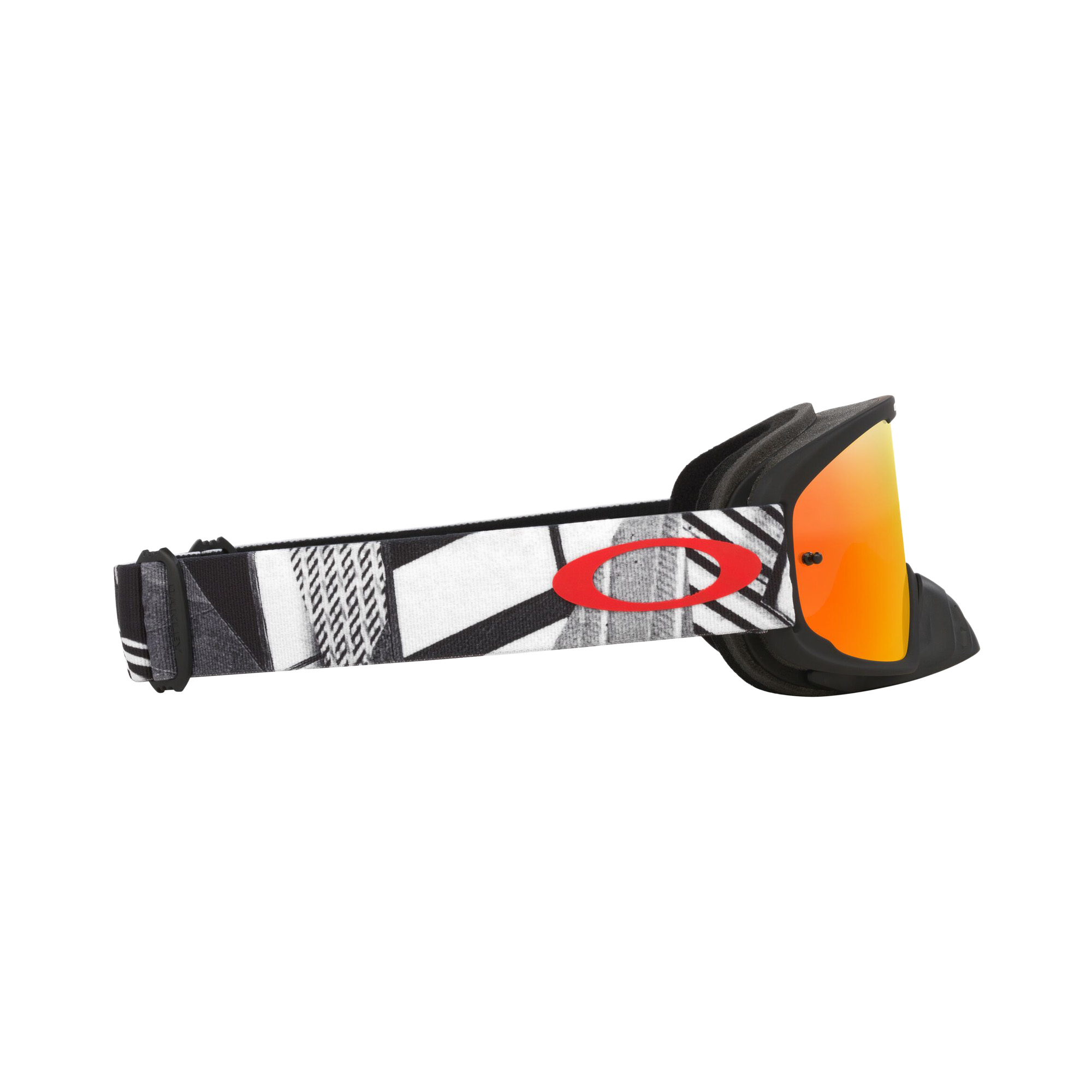 Oakley O Frame 2.0 Pro MX Black Forge - Fire Iridium Zwart / Rood - Afbeelding 4