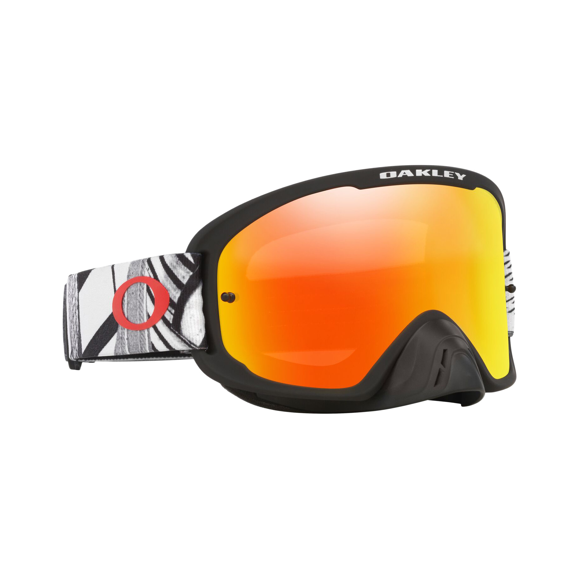 Oakley O Frame 2.0 Pro MX Black Forge - Fire Iridium Zwart / Rood - Afbeelding 5