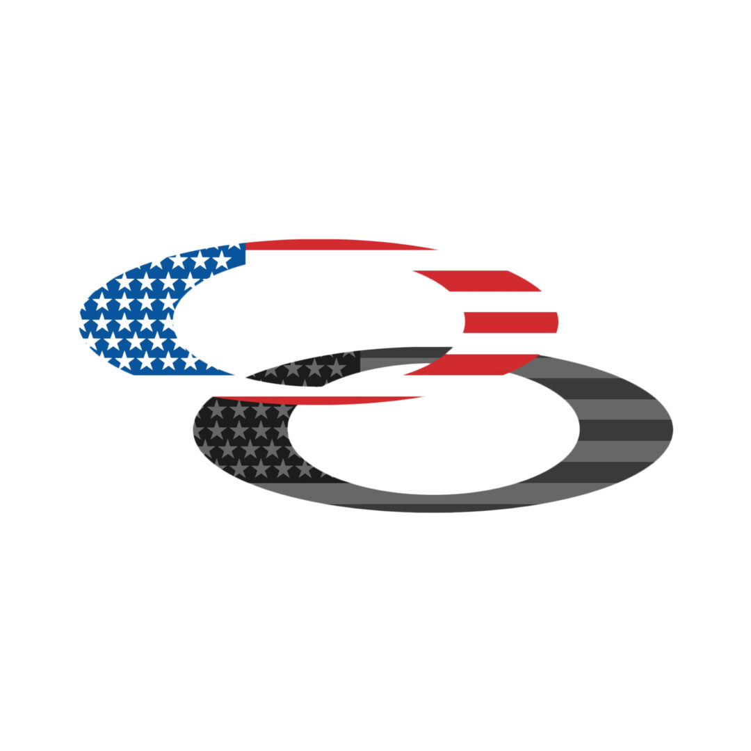 Oakley Sticker, 5.5 inch USA Flag Pack Blauw / Rood