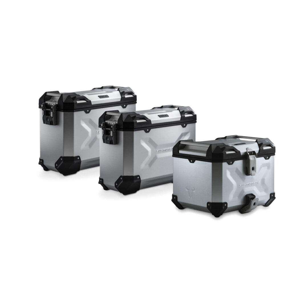 SW-Motech Kofferset Adventure ADV.04.333.75002 Zilvergrijs
