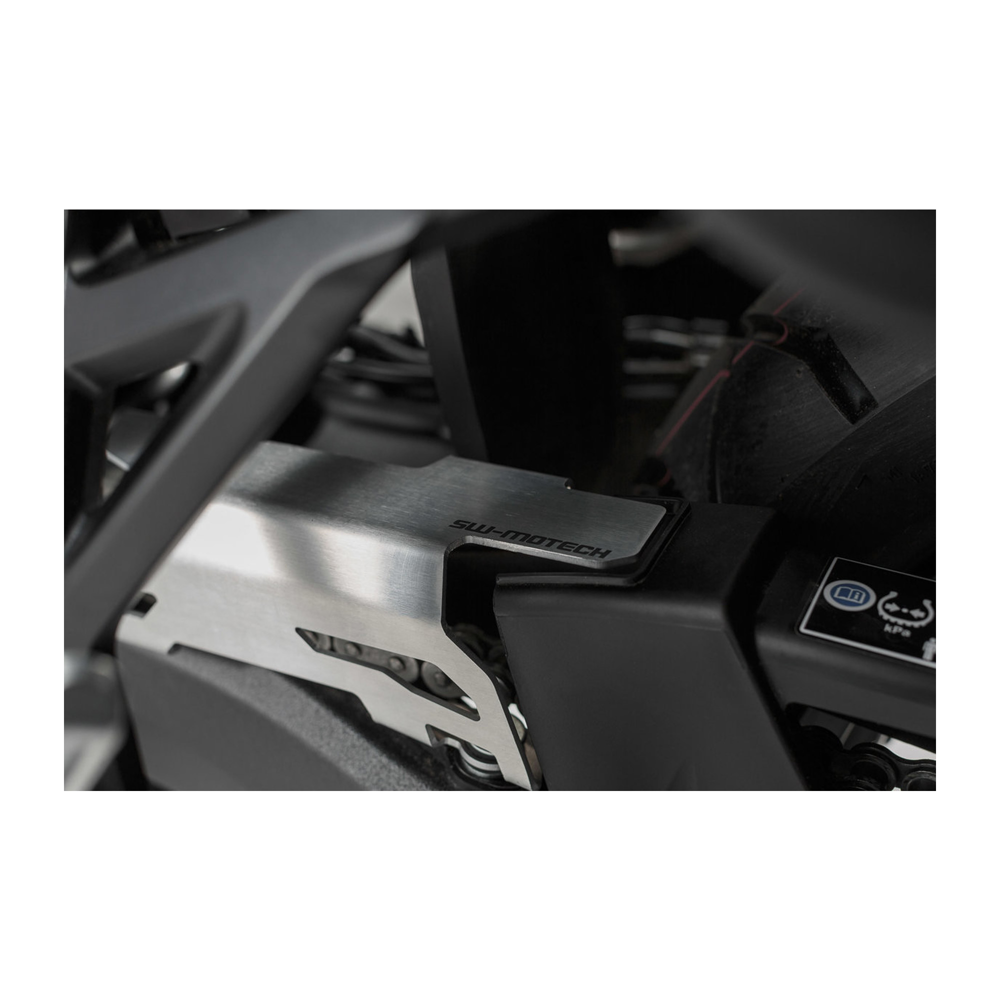 SW-Motech Verlengstuk kettingbeschermer Honda CRF1000L Africa Twin '15- Grijs