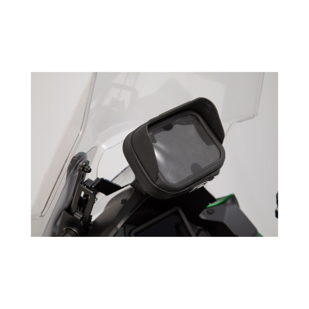 SW-Motech GPS Montageset cockpit SW-Motech, Kawasaki Versys 1000 (18-) Zwart