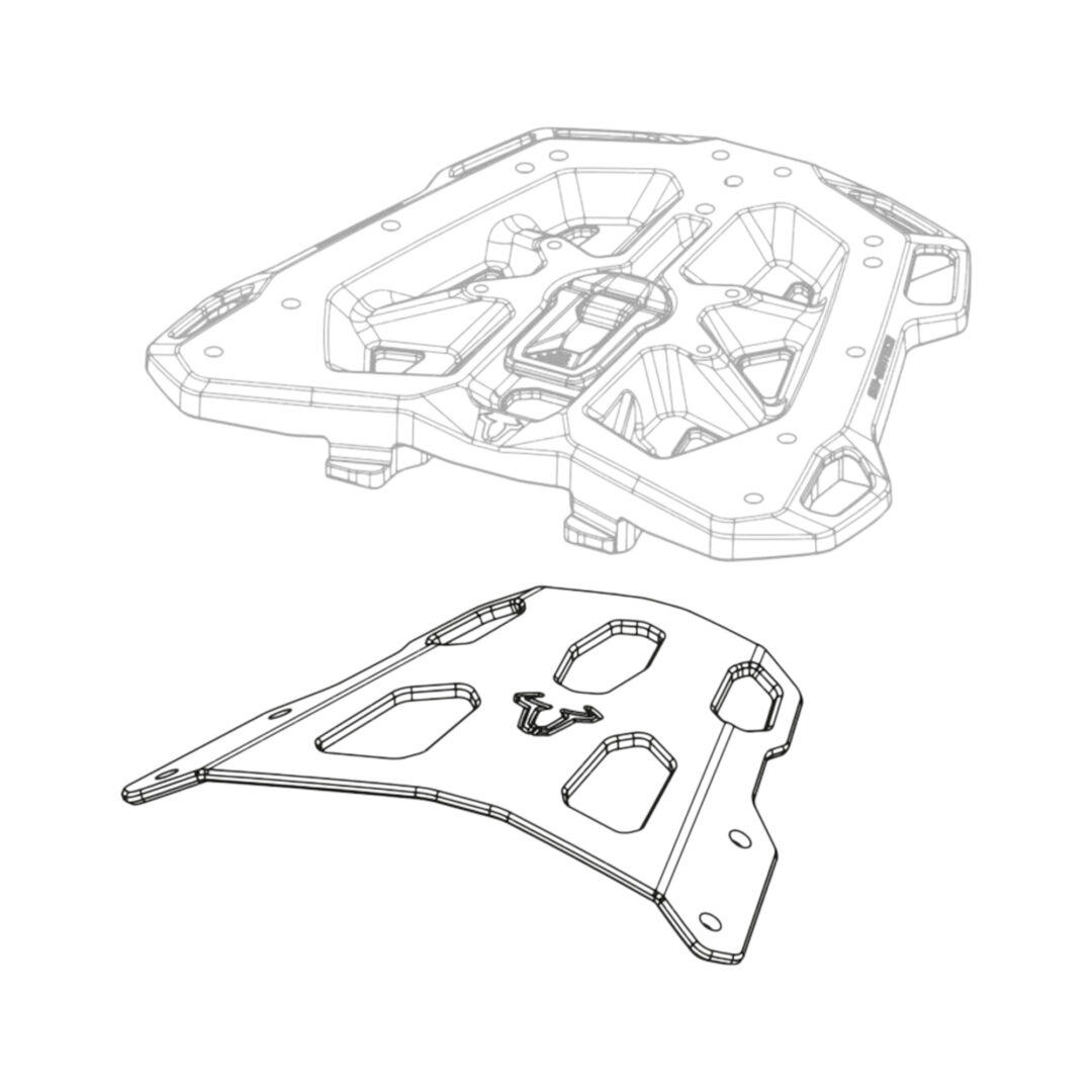 SW-Motech Street-Rack GPT.06.236.16000 Zwart