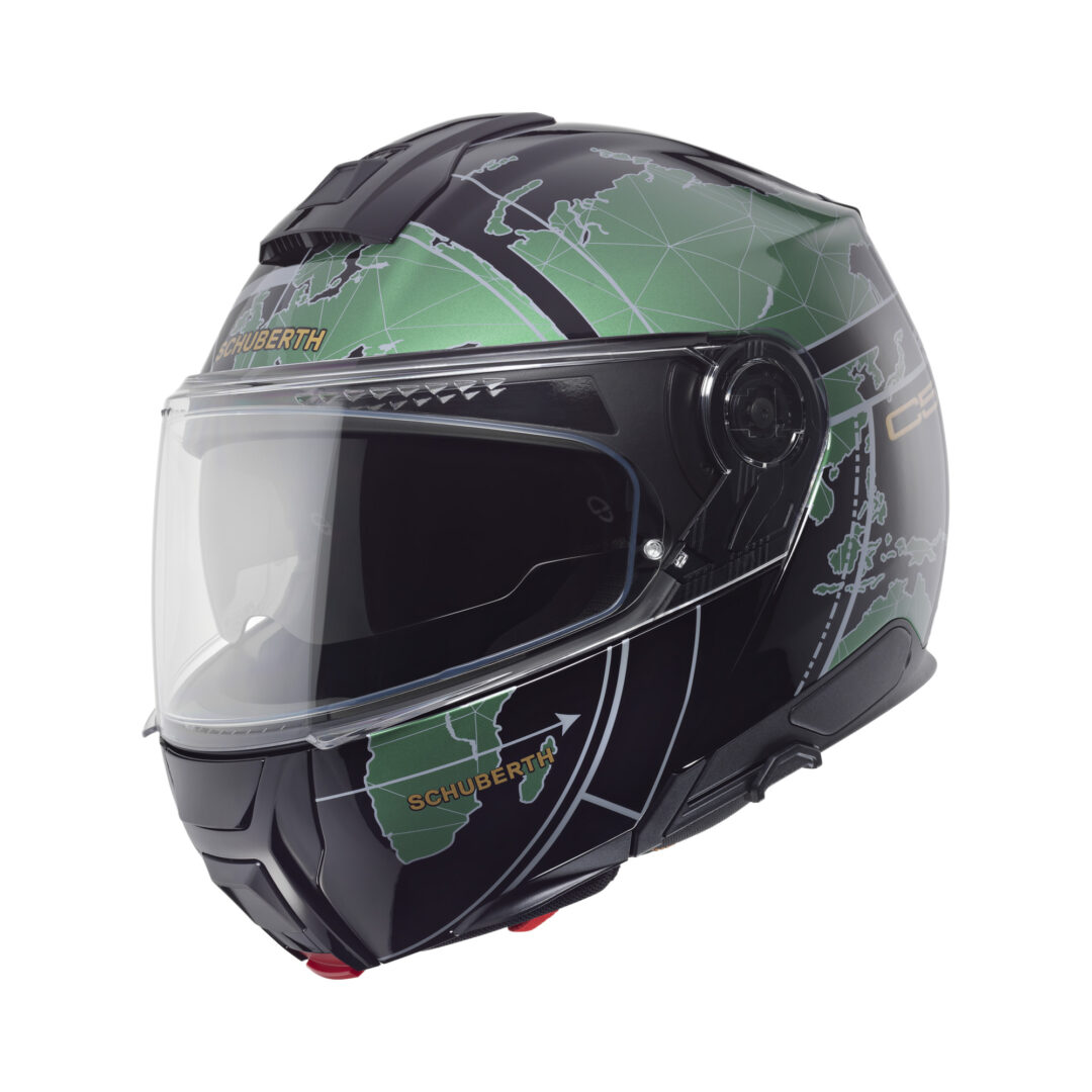 Schuberth C5 Globe Zwart / Groen 63